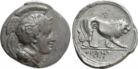 LUCANIA. Velia. Nomos (Circa 340-334 BC)