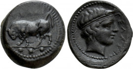 SICILY. Gela. Tetras (Circa 420-405 BC)
