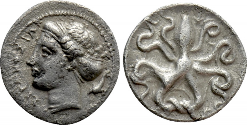 SICILY. Syracuse. Dionysios I (405-367 BC). Litra. 

Obv: ΣYPAKOΣIΩN. 
Head o...