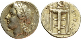 SICILY. Syracuse. 50 Litra (317-289). Time of Agathokles