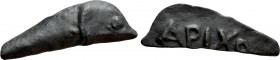 SKYTHIA. Olbia. Cast Ae Dolphin (Circa 437-410 BC)