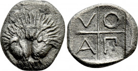 CIMMERIAN BOSPOROS. Pantikapaion. Diobol or Hemidrachm (Circa 400-375 BC)