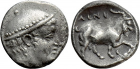 THRACE. Ainos. Diobol (Circa 408-406 BC)