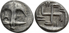 THRACE. Apollonia Pontika. Tritartemorion (Circa 494-470 BC). Milesian Standard