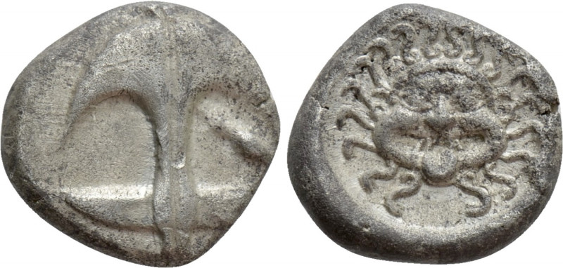 THRACE. Apollonia Pontika. Drachm (Circa 480/78-450 BC). 

Obv: Upright anchor...