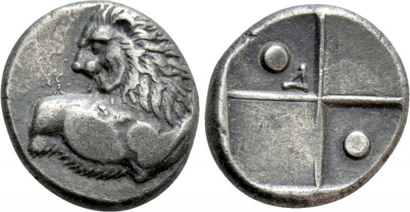 THRACE. Chersonesos. Hemidrachm (Circa 386-338 BC). 

Obv: Forepart of lion ri...