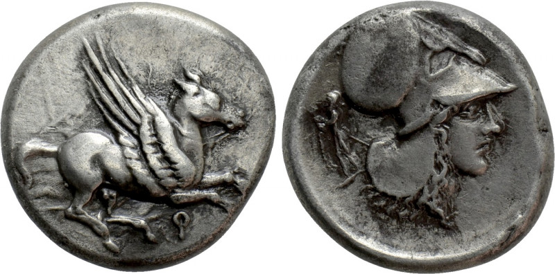 CORINTHIA. Corinth. Stater (Circa 405-345 BC). 

Obv: Pegasos flying right; ko...