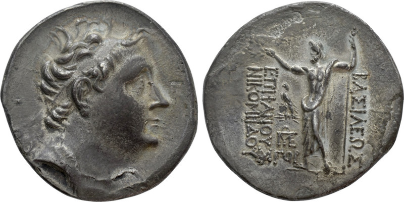 KINGS OF BITHYNIA. Nikomedes III Euergetes (127-94 BC). Tetradrachm. Dated BE 17...