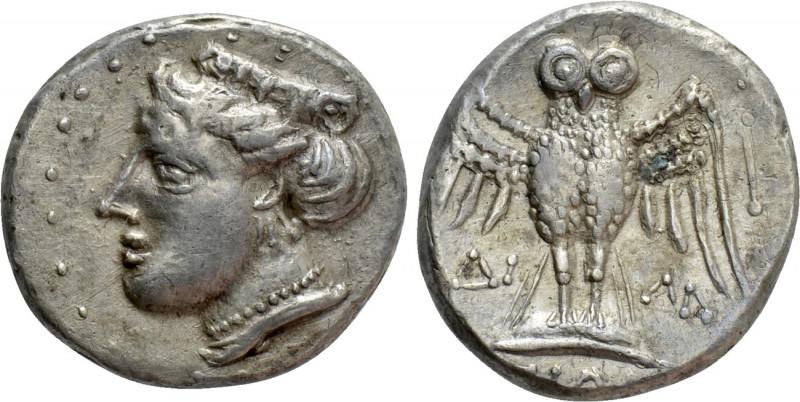 PONTOS. Amisos (as Peiraieos). Siglos (Circa 435-370 BC). Dian-, magistrate. 
...