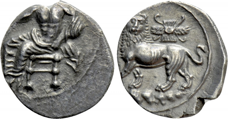 CILICIA. Tarsos. Mazaios (Satrap of Cilicia, 361/0-334/3 BC). Obol. 

Obv: Baa...