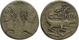 GAUL. Nemausus. Augustus, with Agrippa (27 BC-AD 14). Ae