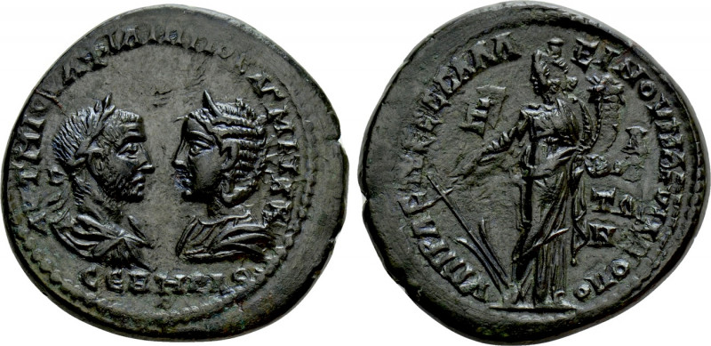 MOESIA INFERIOR. Marcianopolis. Philip I The Arab, with Otacilia Severa (244-249...