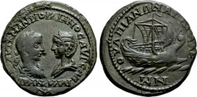 THRACE. Anchialus. Gordian III, with Tranquillina (238-244). Ae