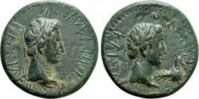 KINGS OF THRACE. Rhoemetalkes I with Augustus (Circa 11 BC-12 AD). Ae