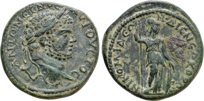 BITHYNIA. Nicomedia. Caracalla (198-217). Ae. 

Obv: ANTΩNЄINOC AVΓOVCTOC. 
L...