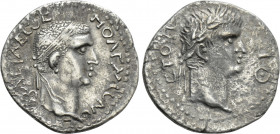 KINGS OF PONTUS. Polemo II with Nero (38-64). Drachm. Dated RY 19 (56/7)