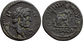PHRYGIA. Kotiaion. Pseudo-autonomous. Time of Gallienus (253-268). Ae. P. Demetrianos, archon