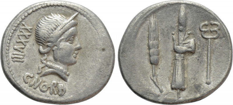 C. NORBANUS. Denarius (83 BC). Rome. 

Obv: C NORBANVS. 
Diademed head of Ven...