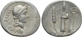 C. NORBANUS. Denarius (83 BC). Rome