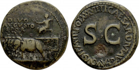 DIVUS AUGUSTUS (Died 14). Sestertius. Rome