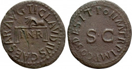 CLAUDIUS (41-54). Quadrans. Rome