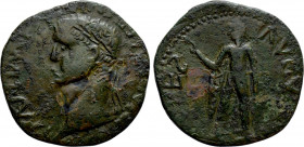 CLAUDIUS (41-54). Sestertius. Contemporary imitation of Rome mint issue
