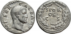 GALBA (68-69). Denarius. Rome