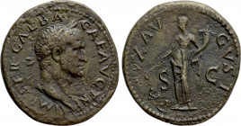 GALBA (68-69). Dupondius. Rome