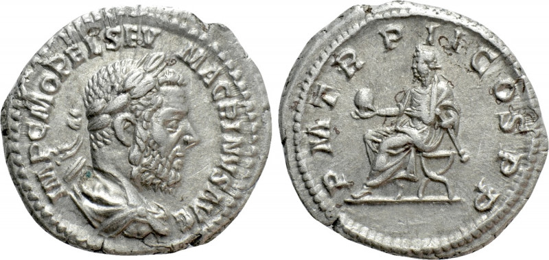 MACRINUS (217-218). Denarius. Rome. 

Obv: IMP C M OPEL SEV MACRINVS AVG. 
La...