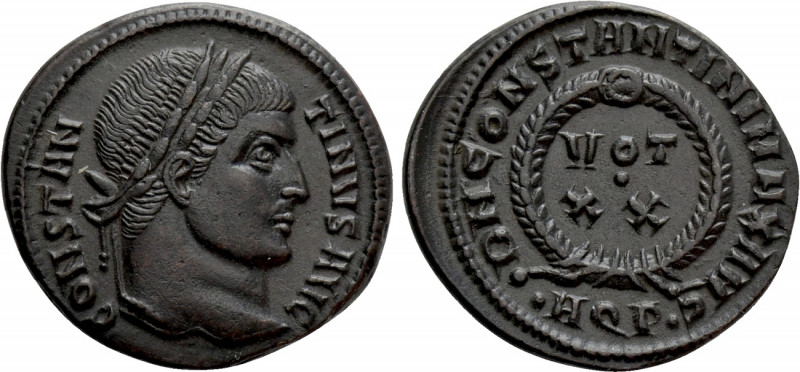 CONSTANTINE I 'THE GREAT' (307/10-337). Follis. Aquileia. 

Obv: CONSTANTINVS ...