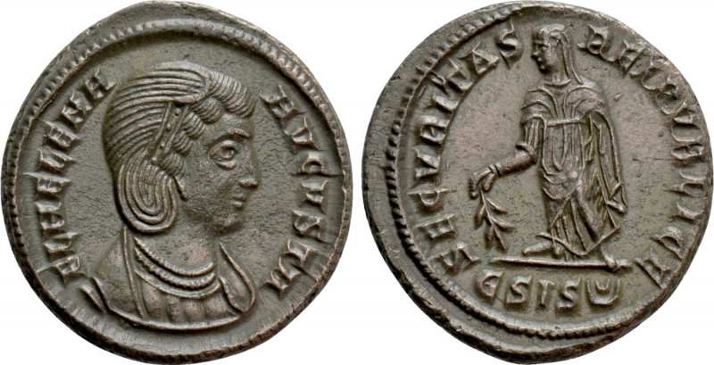 HELENA (Augusta, 324-328/30). Follis. Siscia. 

Obv: FL HELENA AVGVSTA. 
Diad...