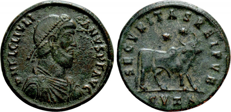 JULIAN II APOSTATA (360-363). Ae. Cyzicus. 

Obv: D N FL CL IVLIANVS P F AVG. ...