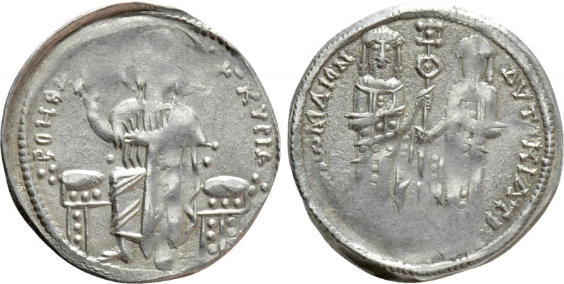 ANDRONICUS II PALAEOLOGUS with MICHAEL IX (1282-1328). Basilikon. Constantinople...