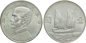 CHINA. Silver 1 Yuan (1934). 'Junk Dollar'