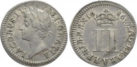 GREAT BRITAIN. James II (1685-1688). 2 Pence (1686)