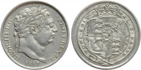 GREAT BRITAIN. George III (1760-1820). Sixpence (1817). London