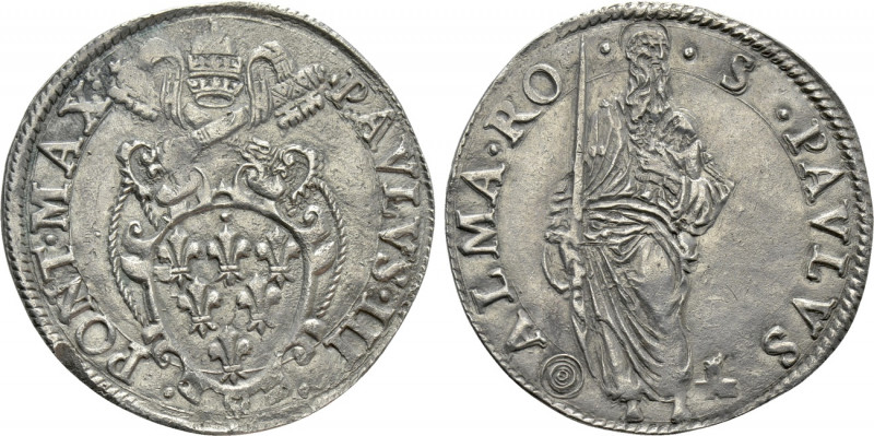 ITALY. Papal States. Paulus III (1534-1549). Giulio. Rome. 

Obv: PAVLVS III P...