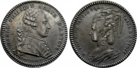 FRANCE. Charles Philippe Comte D'Artois. Medal