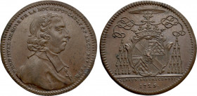 FRANCE. Berry. Frédéric Roye de La Rochefoucault. Medal (1729)