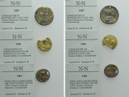 3 Foureé Coins Imitating Byzantine GOLD Coins