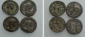 4 Antoniniani of Aurelian