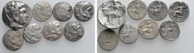 8 Drachms and Tetradrachms of Alexander III and Others