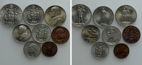 8 Coins of the Vatican City