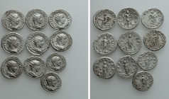 10 Coins of Gordianus III