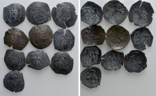 10 Late Byzantine Coins; Palaeologean etc