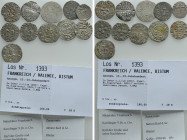 11 Medieval Coins; Crusaders, Carolingians etc