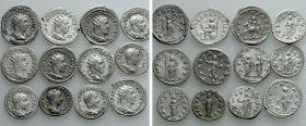 12 Roman Coins