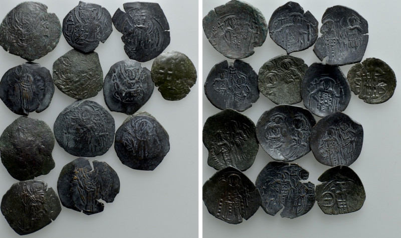 12 Late Byzantine Coins; Palaeologean etc.

Obv: .
Rev: .

.

Condition: ...