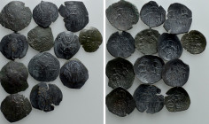 12 Late Byzantine Coins; Palaeologean etc