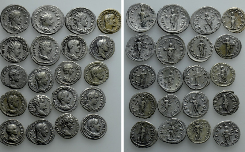 20 Roman Coins. 

Obv: .
Rev: .

. 

Condition: See picture.

Weight: g...